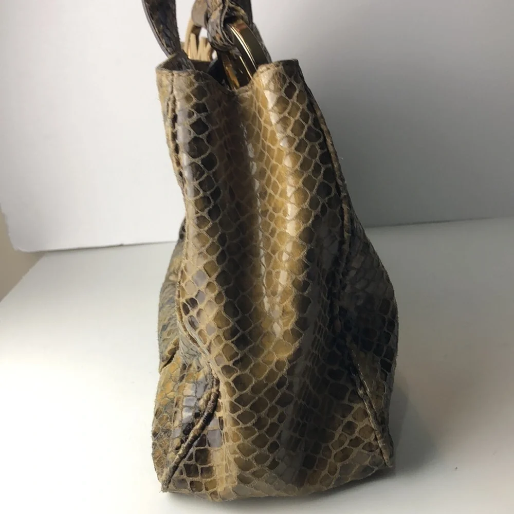 Michael Kors Fulton Snake Shoulder Bag